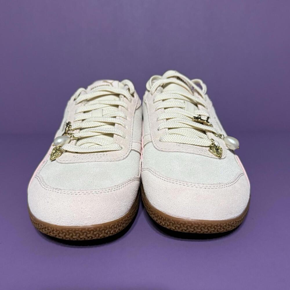 PUMA Bella Donna White Pink Sneakers Shoes 405012 01 Size Women 8.5 - Picture 3 of 7